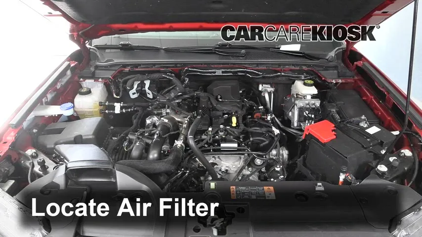 2024 Ford Ranger XLT 2.3L 4 Cyl. Turbo Filtro de aire (motor)